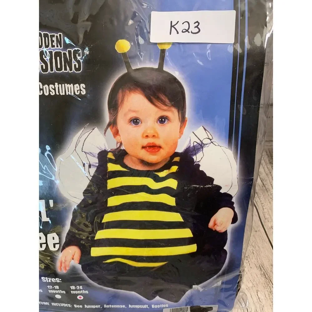 HIDDEN ILLUSIONS Unisex Toddler “Lil Bee” Costume / Size: 18-24 Months